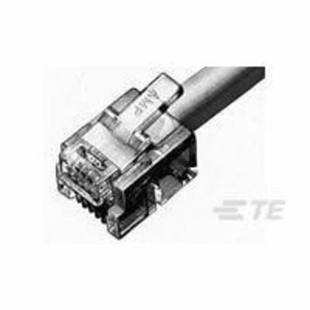 COMMSCOPE Modular Connectors / Ethernet Connectors 6 Pos/24-26 Awg 5-555042-2